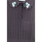 Self-Portrait Gray Wool Blouse