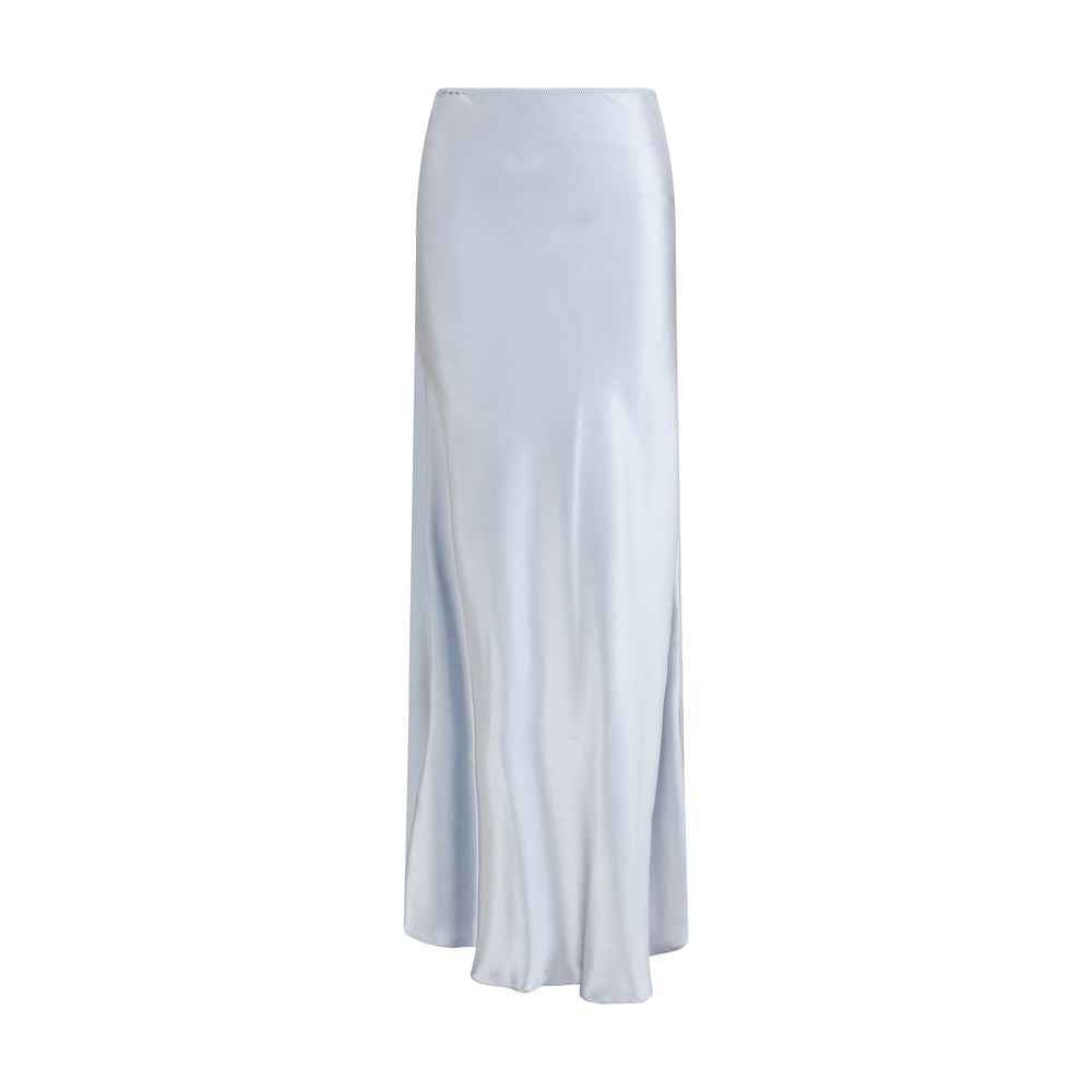 Fabiana Filippi Blue Viscose Long Skirt