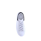 Alexander McQueen White Calf Leather Bos Taurus Platform Sneakers