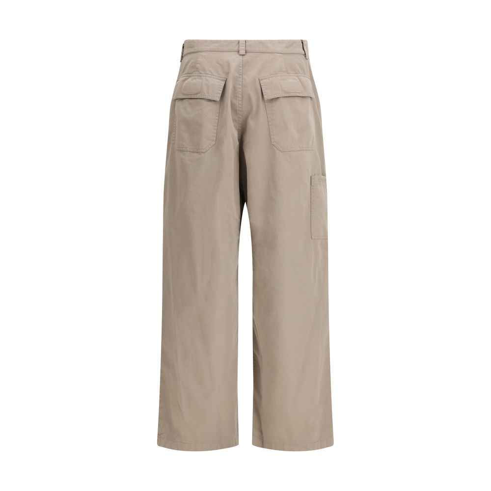 Balenciaga Beige Cotton Casual Pants