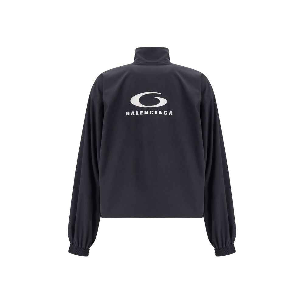 Balenciaga Black Polyester Shell Jacket