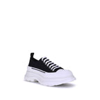 Alexander McQueen Black Canvas Chunky Sneakers