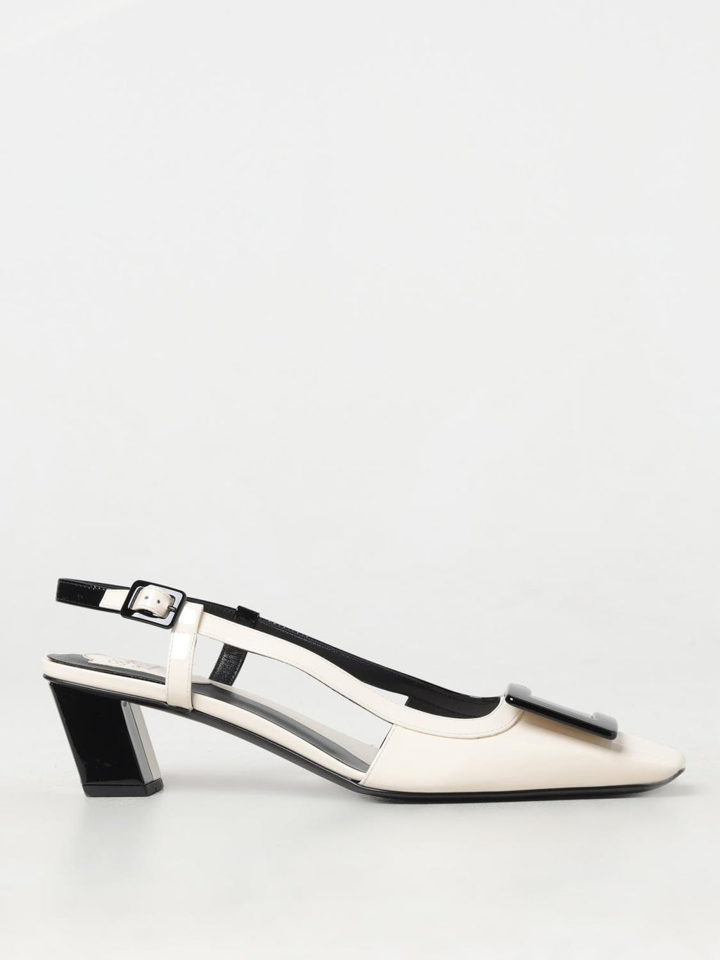 Roger Vivier Black Leather High Heel Pumps