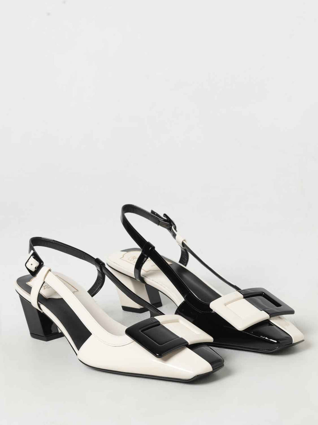 Roger Vivier Black Leather High Heel Pumps