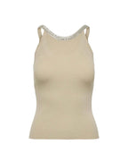 Only Beige Nylon  Elastane Tank Tops