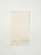 Max Mara White Cashmere Scarf