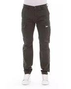 Baldinini Trend Army Cotton Cargo Pants