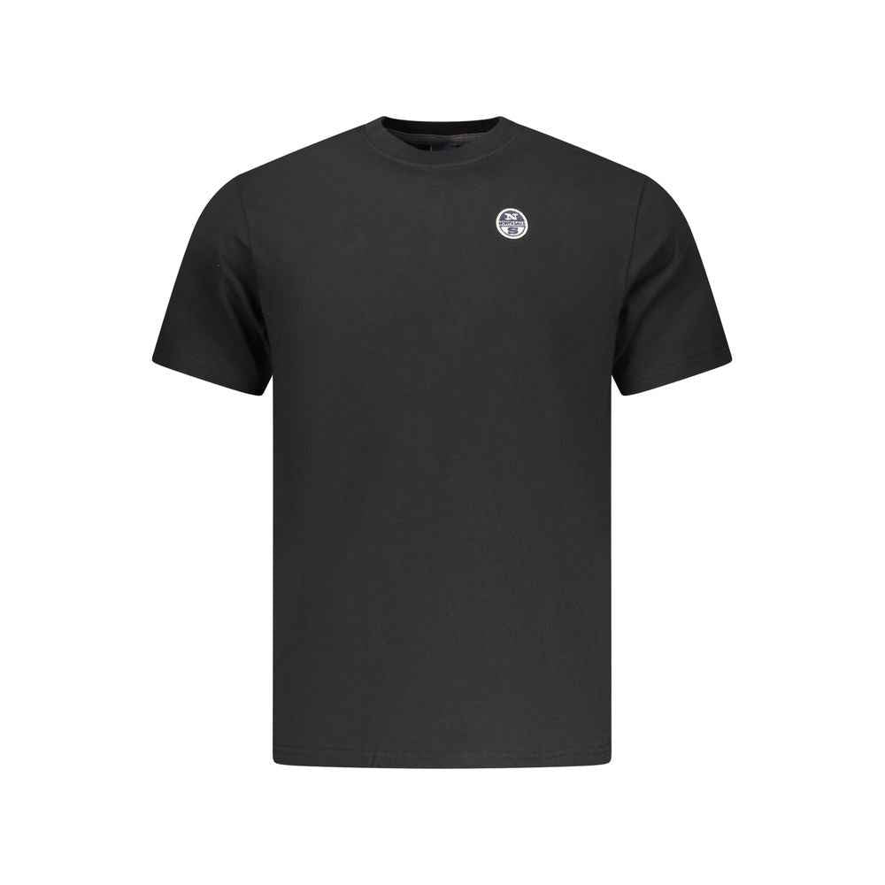 North Sails Nero Cotton Men T-Shirt