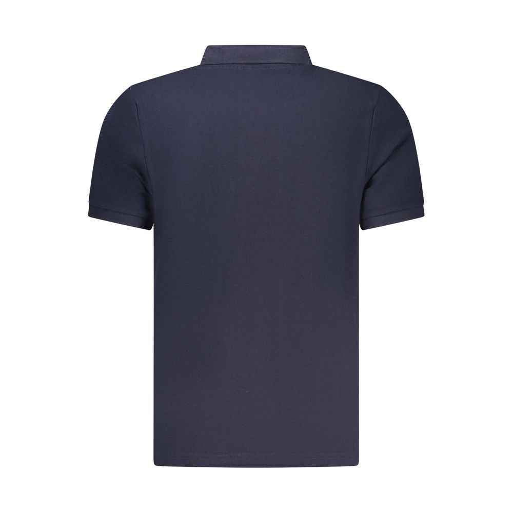 North Sails Blue Cotton Men Polo Shirt