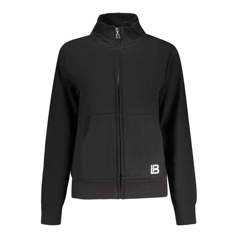 Laura Biagiotti Black Cotton Women Sweatshirt