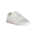 Tommy Hilfiger Bianco Polyurethane Men Sneaker