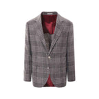 Brunello Cucinelli Gray Cashmere Jackets And Coat