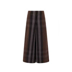 Burberry Brown Cotton Casual Pants