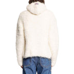 Acne Studios White Alpaca Leather Sweatshirt