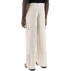 Acne Studios Beige Polyester Cargo Pants