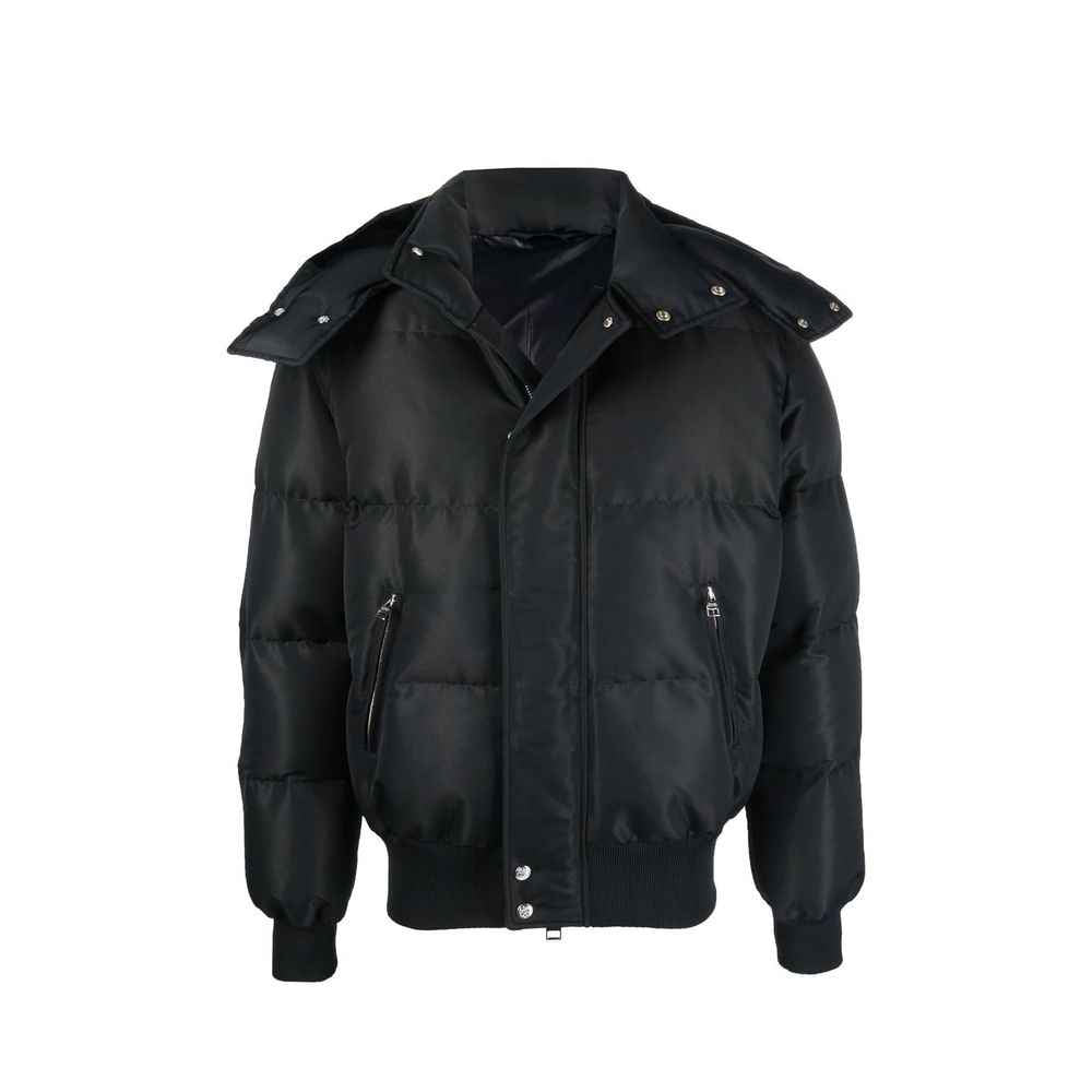 Alexander McQueen Black Polyamide Bomber