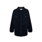 Ambush Blue Marabou Coat