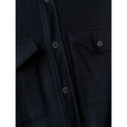Ambush Blue Marabou Coat