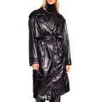 Saint Laurent Black Polyamide Coat