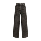 The Attico Black Cotton Jeans Denim