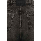 The Attico Black Cotton Jeans Denim