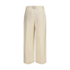 Brunello Cucinelli Beige Cotton Casual Pants