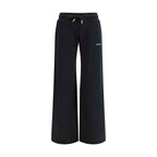 Off-White Black Cotton Casual Pants