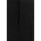 Balenciaga Black Cotton Dress Pants