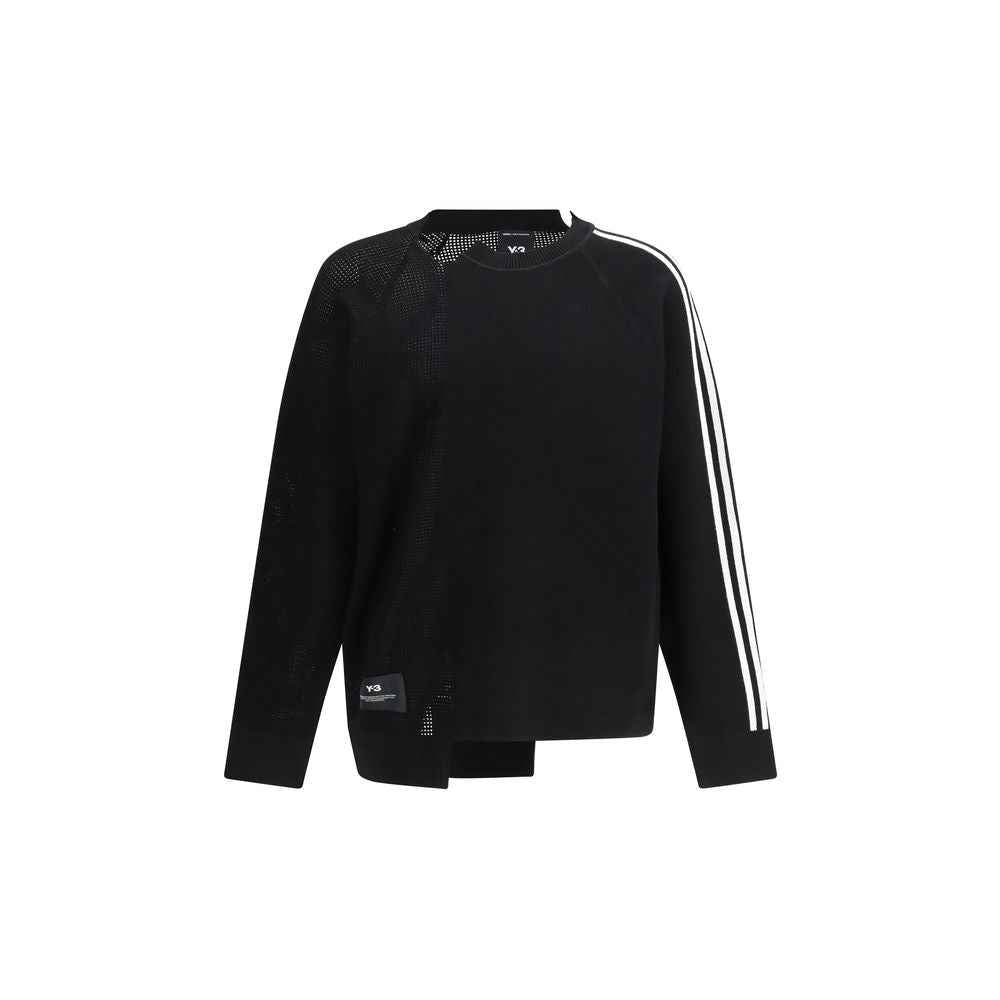Y-3 Black Viscose Sweatshirt