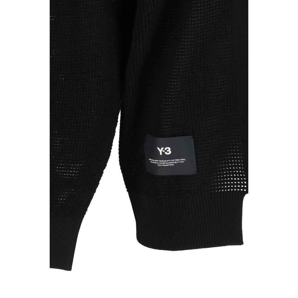 Y-3 Black Viscose Sweatshirt