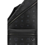 MCM Black Fabric Backpack