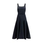 P.A.R.O.S.H. Blue Polyester Casual Dress