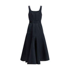 P.A.R.O.S.H. Blue Polyester Casual Dress