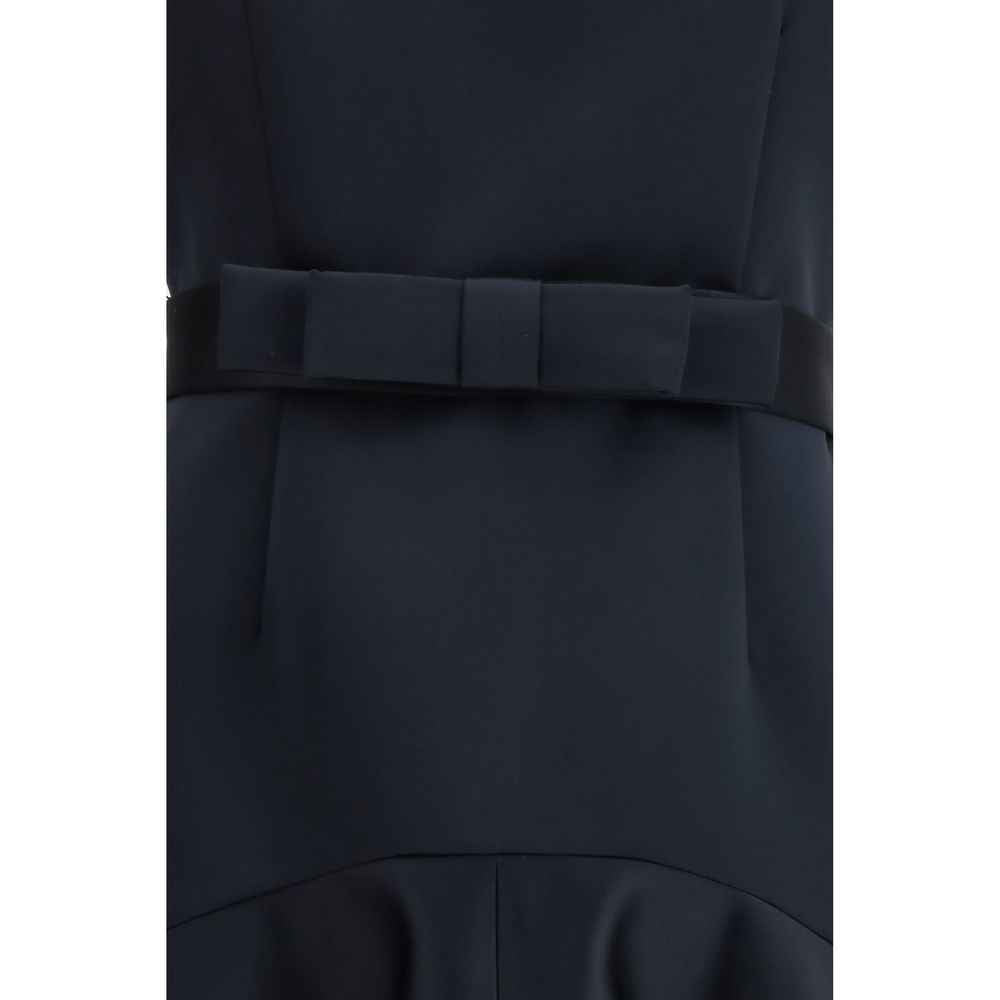 P.A.R.O.S.H. Blue Polyester Casual Dress