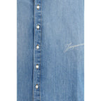 Jacquemus Blue Denim Shirt