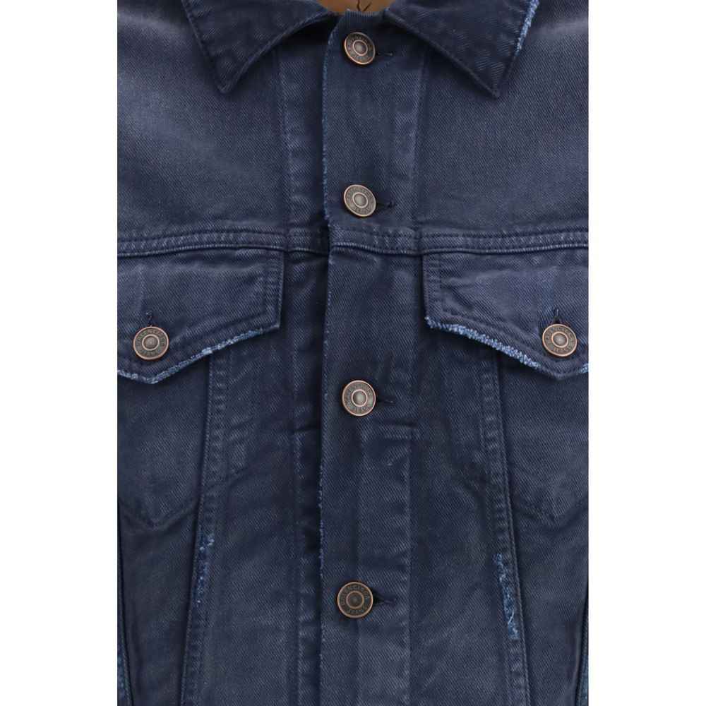 Balenciaga Blue Cotton Denim Jacket