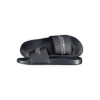 Tommy Hilfiger Blue Polyurethane Men Slipper