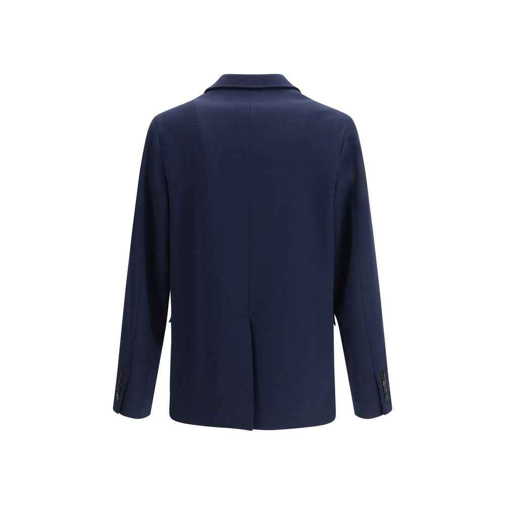 Gucci Blue Cotton Coat