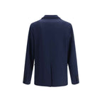 Gucci Blue Cotton Coat