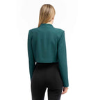 Patrizia Pepe Brown Polyester Blazer
