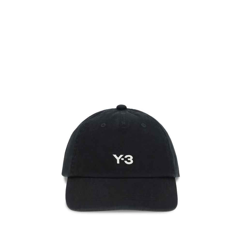 Y-3 Black Cotton Cap (Baseball Hat)
