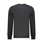 North Sails Black Cotton Men Sweatshirt