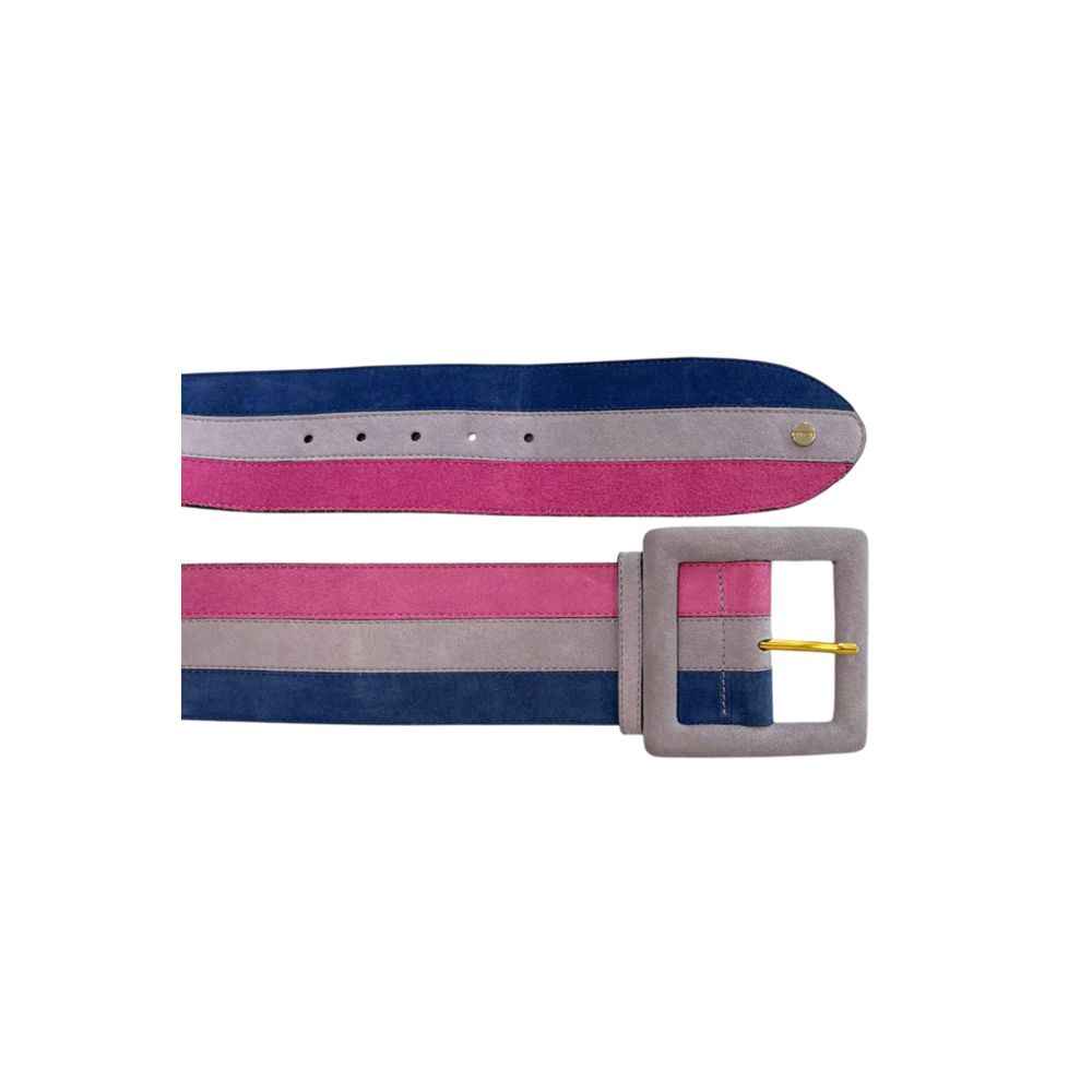 Borbonese Multicolor Genuine Leather Women Belt