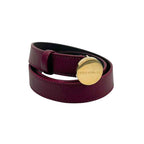 Borbonese Red Genuine Leather Women's Belt