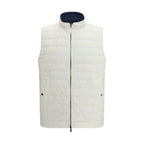 Herno White Polyamide Sleeveless Jacket