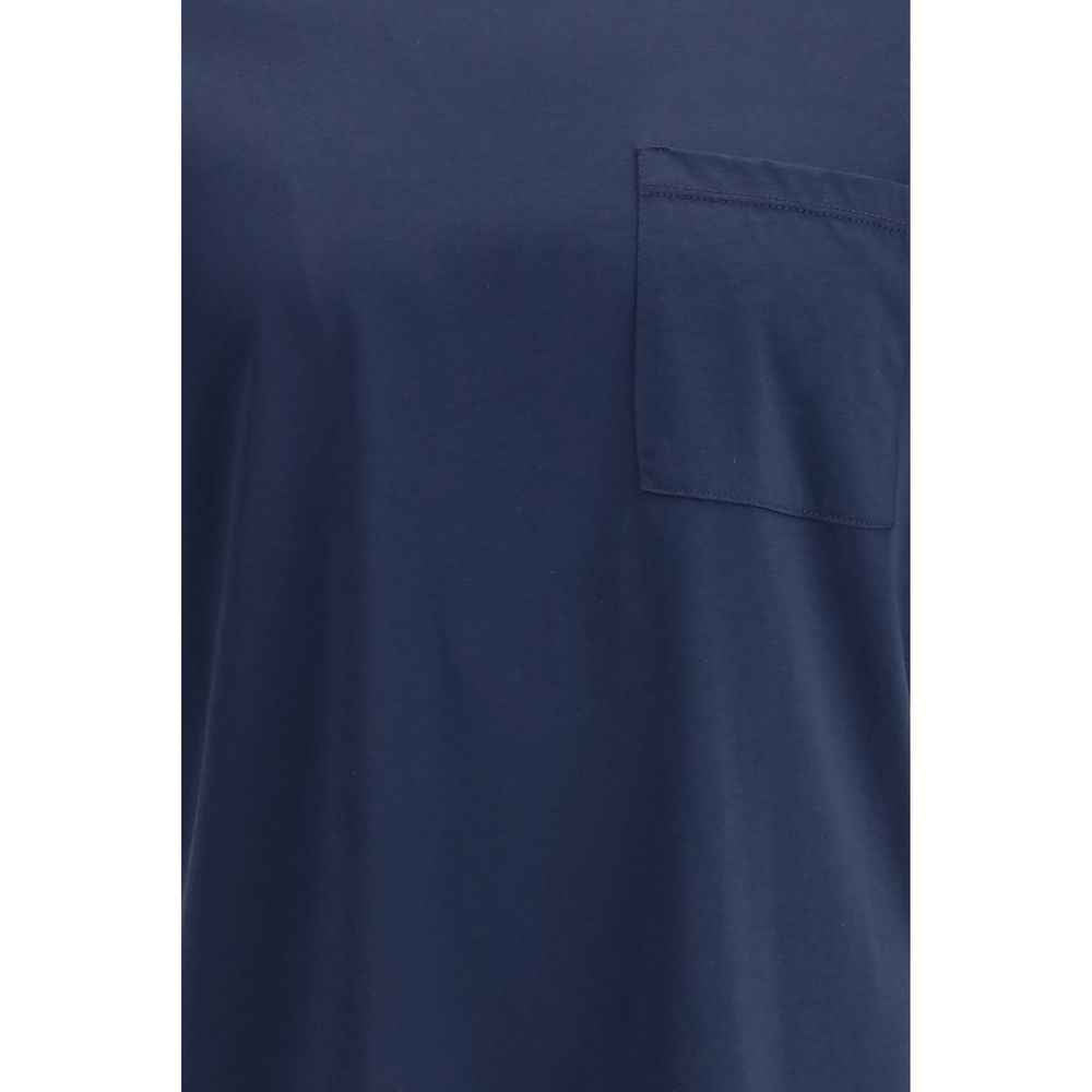 Cruna Blue Cotton T-Shirt