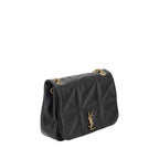 Saint Laurent Black Calf Leather Bos Taurus Shoulder Bag