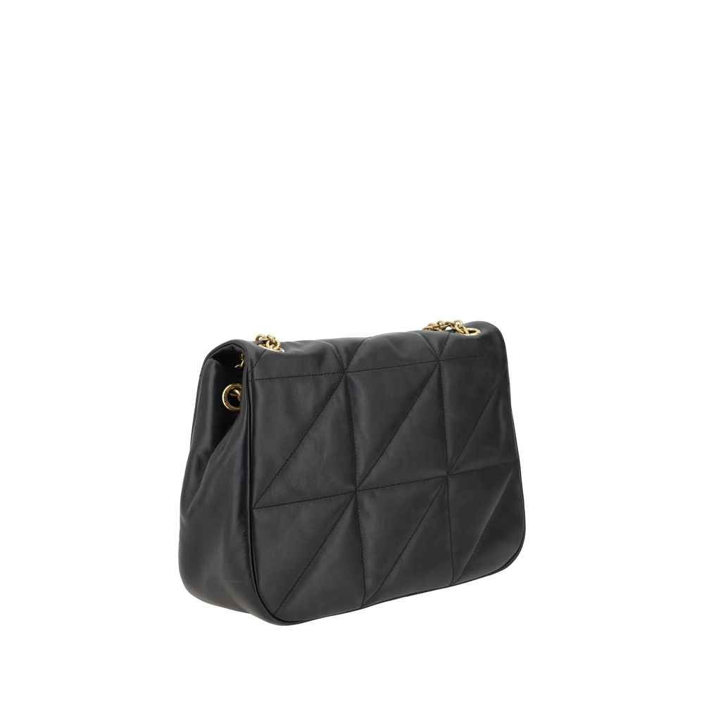 Saint Laurent Black Calf Leather Bos Taurus Shoulder Bag