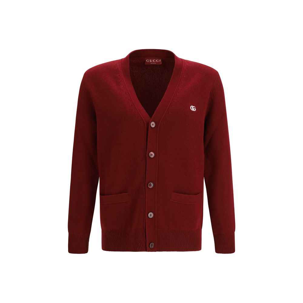 Gucci Bordeaux Wool Cardigan