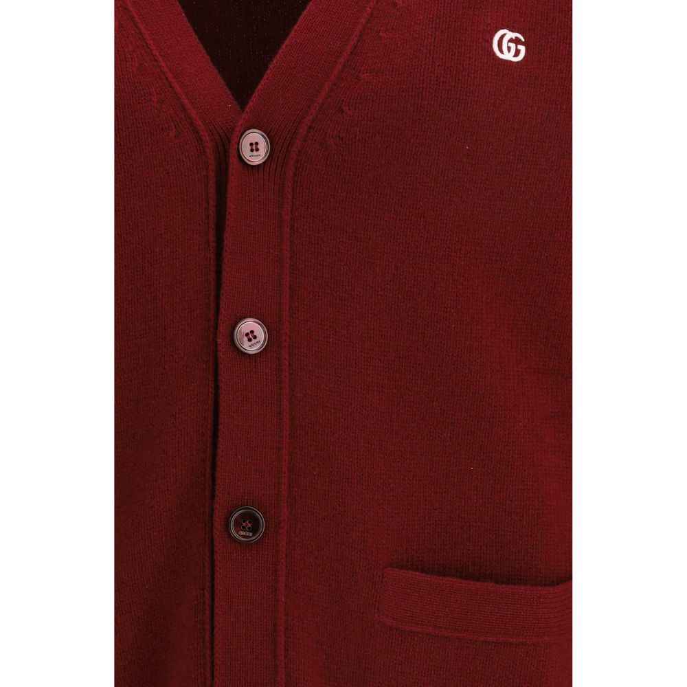 Gucci Bordeaux Wool Cardigan